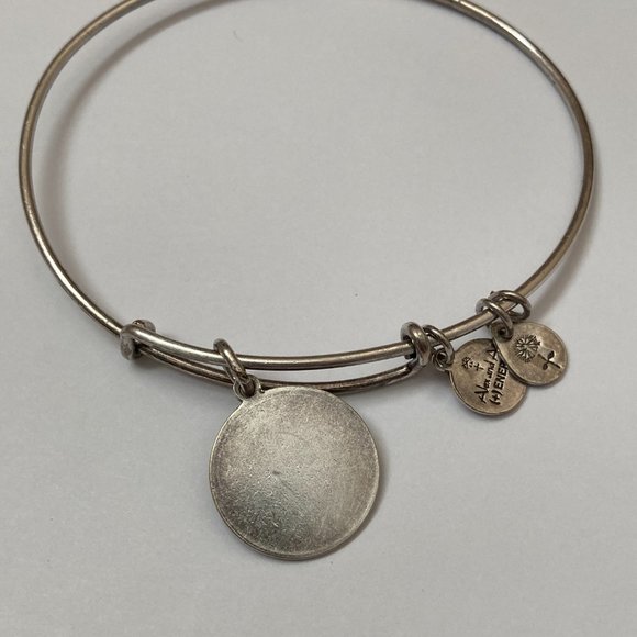 Alex and Ani Initial G Bracelet Silver - Picture 5 of 5